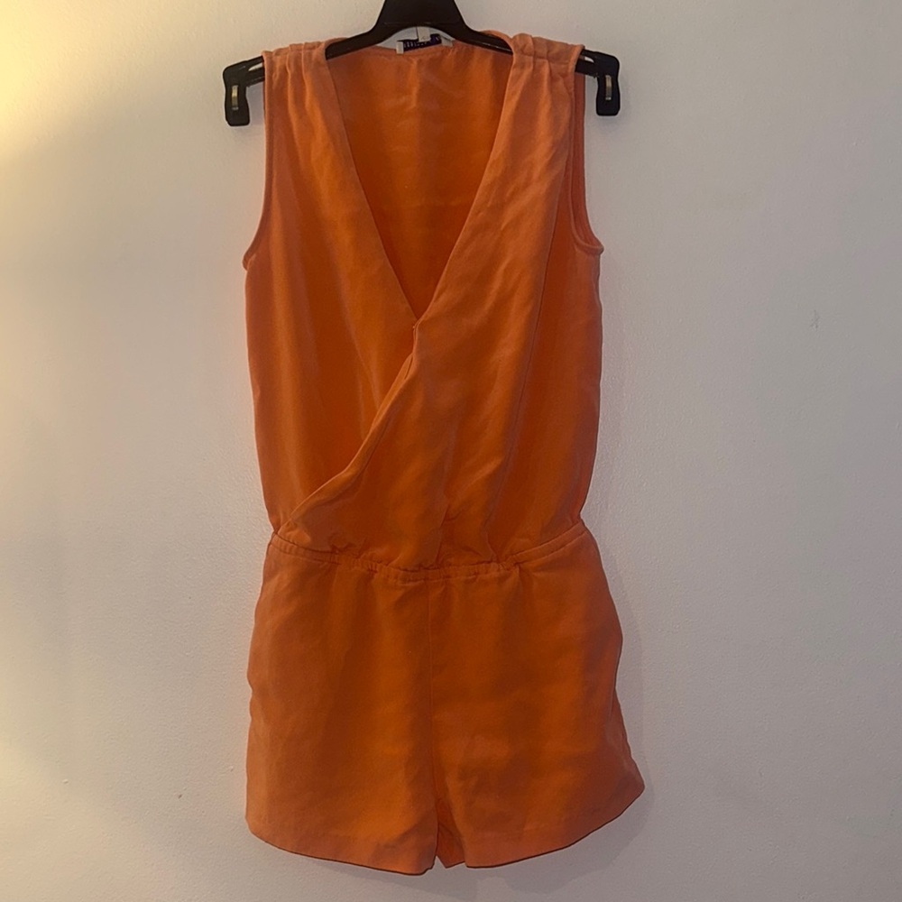 Rebecca Minkoff Peach Jumpsuit Modern Chic - Preloved